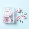 Lidemei Macaron Color Metal Long Tail Clips for Office Supplies
