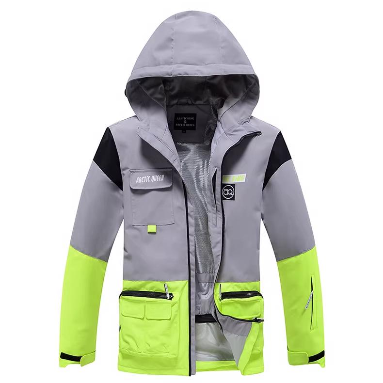 Costum de schi cald și rezistent la vânt pentru bărbați și femei - Jachetă snowboard stil coreean