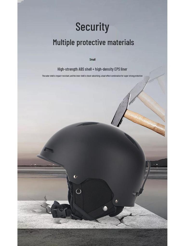 CE-Certified Winter Ski & Cycling Half Helmet - All-Season Safety Protection