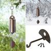 Vintage Metal Heroic Windbell Wind Chimes Deep Resonance Serenity Bell for Outdoor Home Garden Courtyard Decoration Home Decor