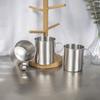 304 stainless steel water cup with handle random cup camping outdoor single-layer coffee cup beer cup large-capacity mouth cup
