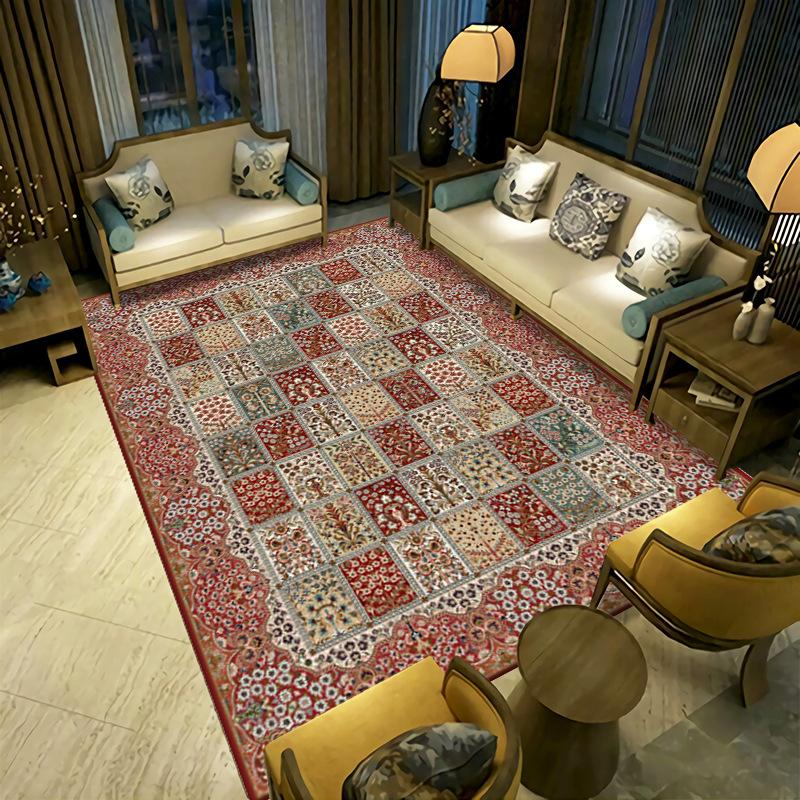 New Chinese Style Living Room Carpet Simple Coffee Table Sofa Floor Mat Bedside Carpet Easy To Maintain