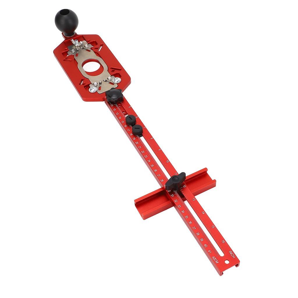 Router Milling Groove Bracket 3 In 1 Adjustable Circle Cutting Guides Cabinet Hardware Jig Woodworki