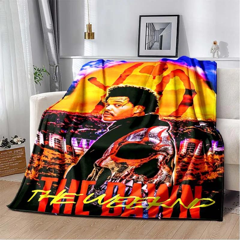 New Singer Star TThe Weeknd Soft Plush BlanketFlannel Blanket Throw Blanket for Living Room Bedroom Bed Sofa Picnic Cover Kids