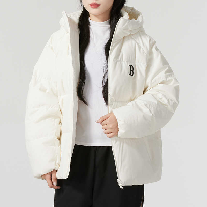 New MLB Boston Red Sox Down Jacket Unisex Cream 3ADJB1146-43CRS