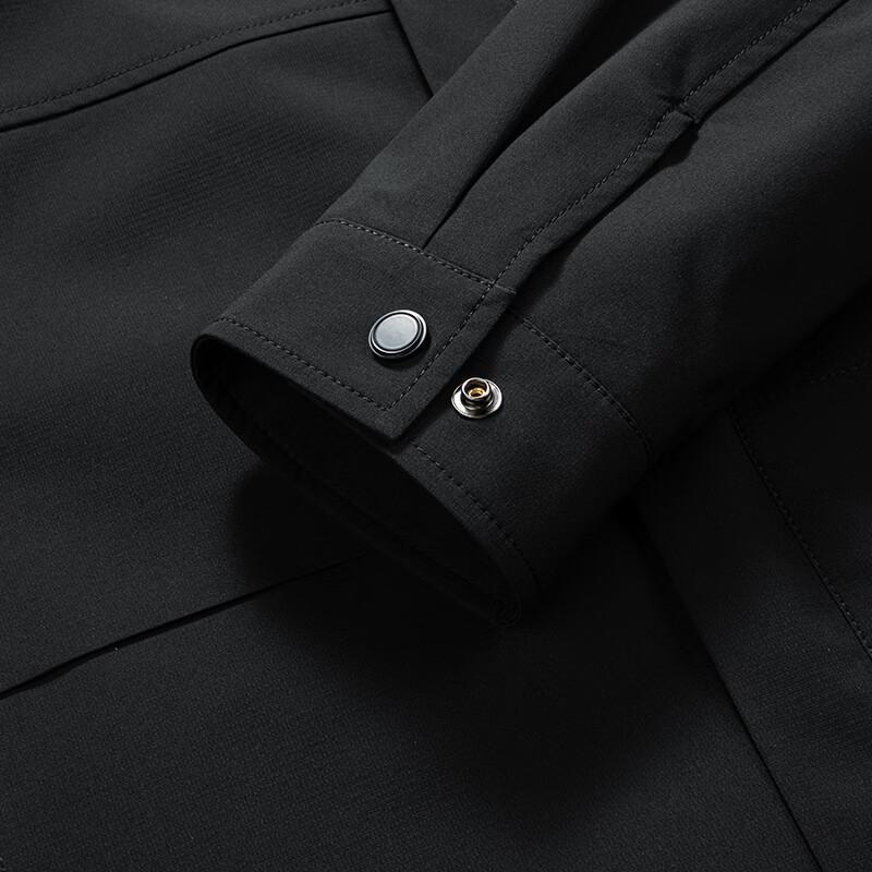 JOW Men's Wrinkle-Resistant Hooded Multi-Pocket Jacket