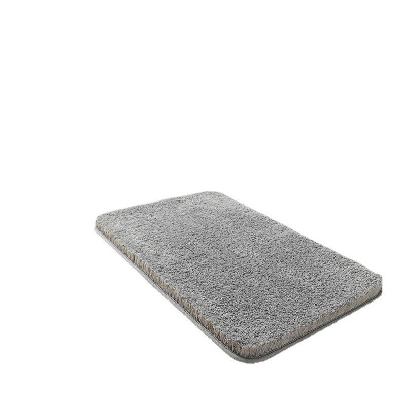 Dicke Plüsch Anti-Rutsch Badezimmermatte - Wasserabsorbierend, Anti-Rutsch, Katzenfreundlicher Teppich für Eingang, Toilette, Couchtisch oder Erker