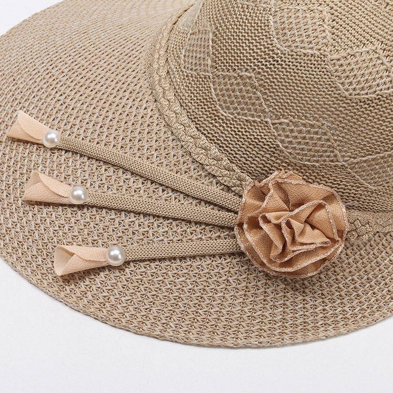 Summer Women's Sun Hat, Sun Protection, UV Protection, Breathable Cool Hat, Foldable Large Brim Sun Hat