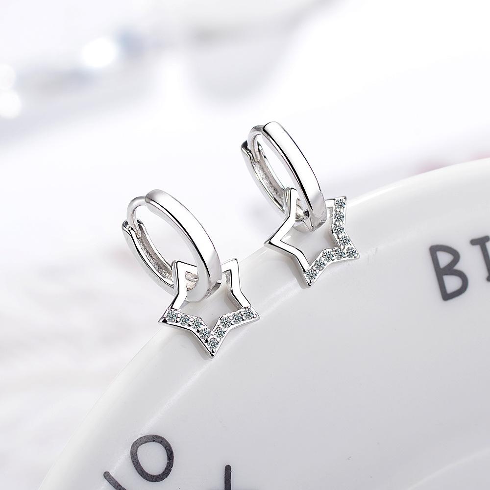 925 Sterling Silver Hot Snake AAA Zircon Stud Earrings For Women Exquisite Student Girlfriend Jewelry Accessories Wedding PartyGood product