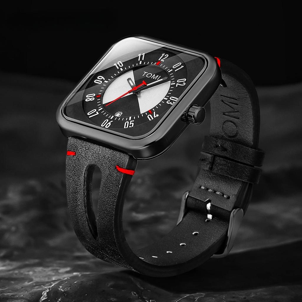 Fashion Square Watch Men's and Women's Simple and Atmospheric Business Leisure Trend Quartz Electronic Watch