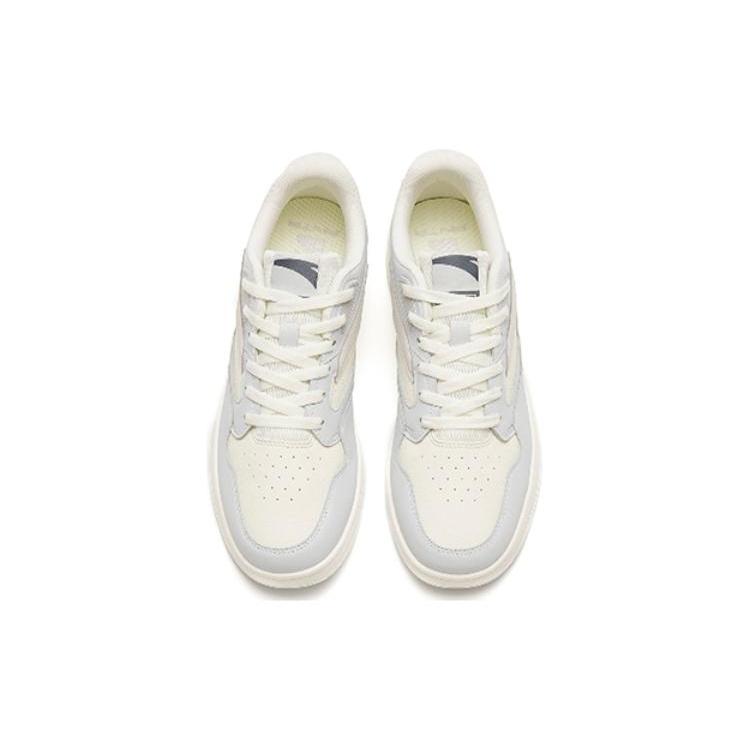 New Anta Life Collection Slip Resistant Low top Skateboard Shoes Men's Gray White 112258068-3