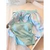 Summer pajamas with chest pads women's 1011 new Korean version can be worn outside striped shorts loungewear large size suit