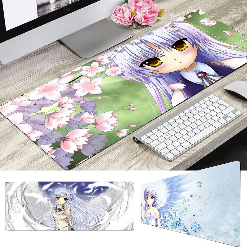 Tachibana Kanade Anime A-Angel Beats Mousepad Mouse Mat Desk Mat With Pad Gaming Accessories Prime Gaming XXL Keyboard Pad Pad