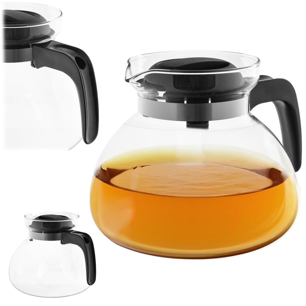 KADAX Heat-Resistant Glass Teapot with Lid 1.7L