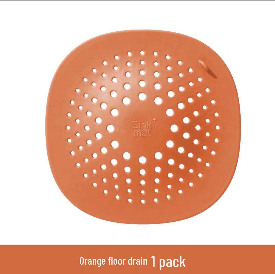 Silicone Bathroom Drain Cover: Anti-Odor & Insect-Proof 75*90mm