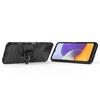 Für Samsung Galaxy A22 5G Stoßfeste PC + TPU Schutzhülle mit magnetischem Ringhalter