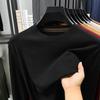 New Autumn And Winter Men'S Sweater Solid Color Round Neck Jacquard Casual Fashionable Simple Knitwear Base Sweater Top