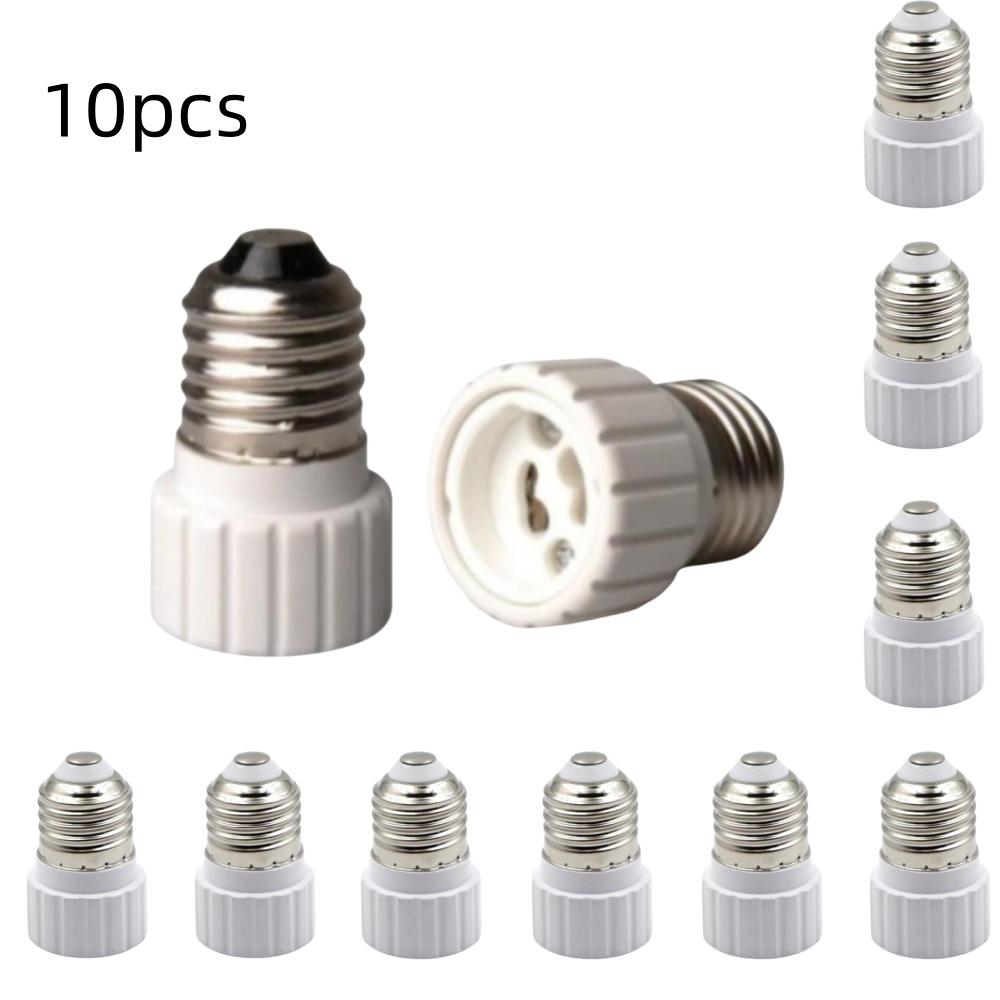 6/10pcs E27 To GU10 Modern Design Lamp Base Extend Base LED Light Bulb Lamp Adapter Converter Screw Socket
