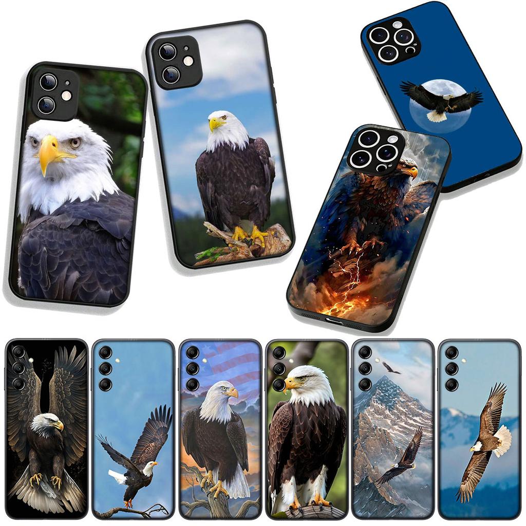 Phone Cover Bald Eagle Casing for Xiaomi Redmi Note 14 12 13 ProPlus A4 A3 Pro Plus 12C 13C 14C 5G + Case