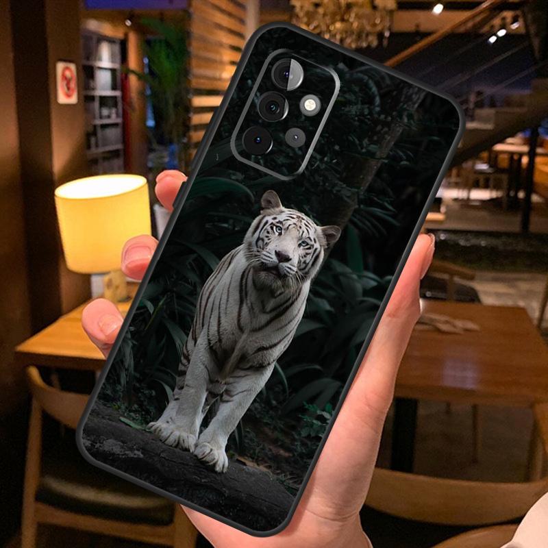 Animal Tiger Case For Samsung Galaxy A36 A56 A26 A16 A06 A53 A33 A13 A12 A32 A52 A55 A35 A15 A54 A34 A14