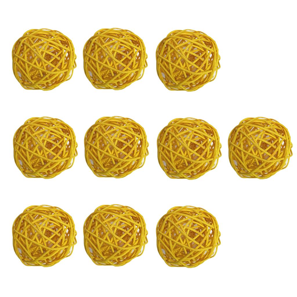 10x Weide Rattan Kugel Ranke Kugel Party Dekorationen Basteln Geschenke