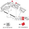 40Pcs Replacement Interior Fixed Buckle for BMW 3 Series E46 E90 E91 E92 E93 X5 E53 Car Accessories