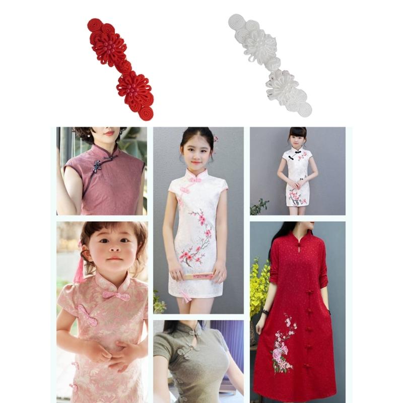 Chinese Traditional Button Sewing Crafted Frog Buttons Sew On for DIY Handcraft Cheongsam Embellishment