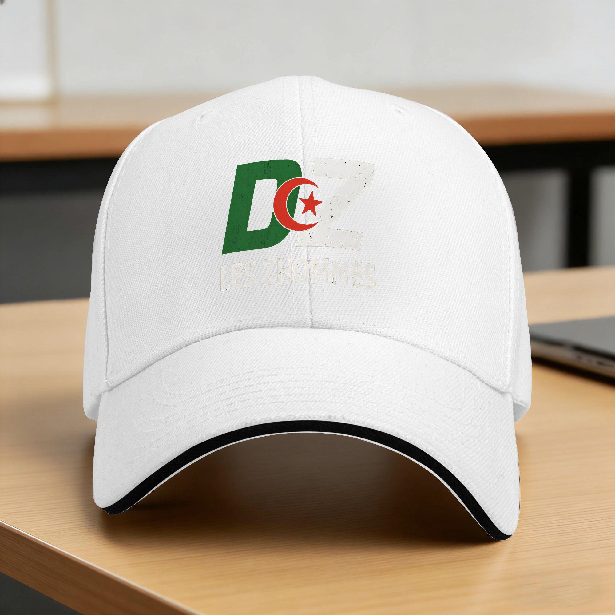 YIRAN Dayang hat Dz Algerije Algerijnse Vlag Baseballpet Tennis Skate Zonwerend Hip Hop Hoeden Unisex Mannen Pasvormig Retro Ontwerp Baseballpetten One Size