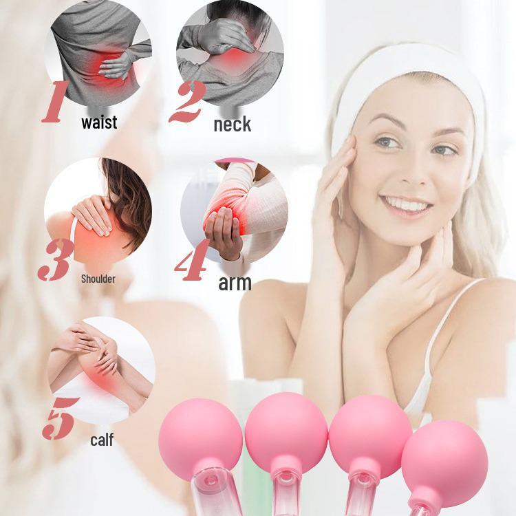 Facial & Eye Cupping Massage Device with Meridian Scraping