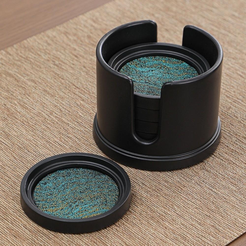 Chinese Style Cloth Coaster Set Quick-dry Tea Cup Holder Heat Insulation Mat  Chinese Culture