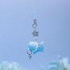 Pearl Detail Cat Pearl Pendant Color Changing Color Changing Pendant Hanging Ornament  Bag Decor