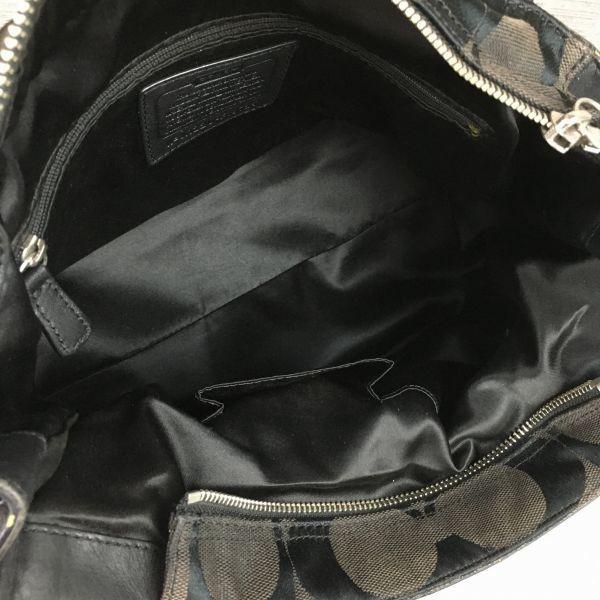 Coach Mini Boston Bag Black Leather(USED)