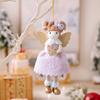 Christmas Pendant Decoration Festive Angel Ornament Festive Plush Angel Ornament for Christmas Tree Decoration
