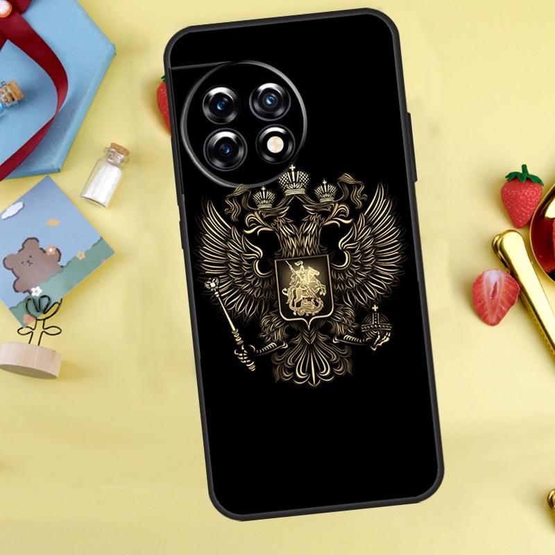 

Russia Russian Coat Of Arms Case For OnePlus 13T 13R 12 12R 15 13 11 10 10T 8T Nord 5 CE 2 3 4 Lite Nord N20 N30 Cover OnePlus 10T