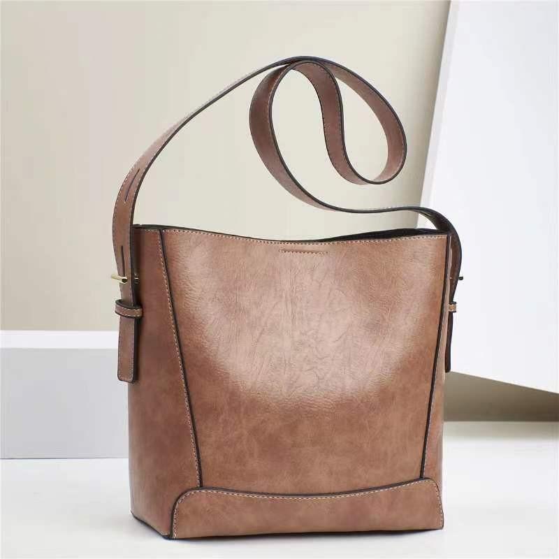 Modern Simple Pu Bucket Bag For Women In Popular Colors Ideal For Everyday Use