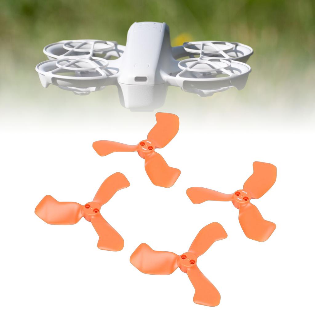 4PCS 3 Vanes Propell s Fit for NEO 2 Drone PC Low Noise Drone Replacement Paddles Lightweight Extended Time