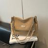 Neue Vintage-Textur-Ketten-Tragetasche für Damen, große Kapazität, Schulter-Crossbody-Handtasche