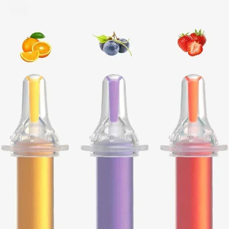 Baby Syringe Shape Feeder Updatedborn Dropper Medicine Feeder Needle Feeder Squeeze Medicine Dropper Dispenser Pacifier Baby Stuff