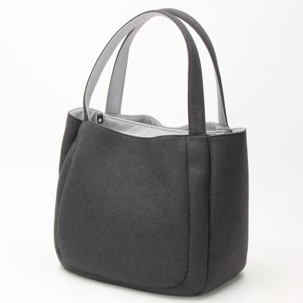 Tote Bag Felt Tote Medium Dark Gray [Isaac] (15)