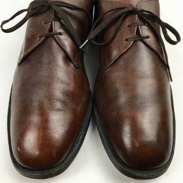 80s Vintage FLORSHEIM Flexibles Plain Toe Brown Size 11EEE 29.0 Men’s(USED)