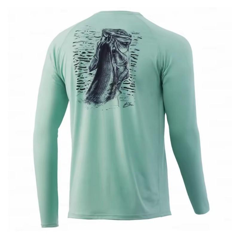 HUK Fishing Shirt UV Protection Men's Quick-drying Suit Sun UPF50