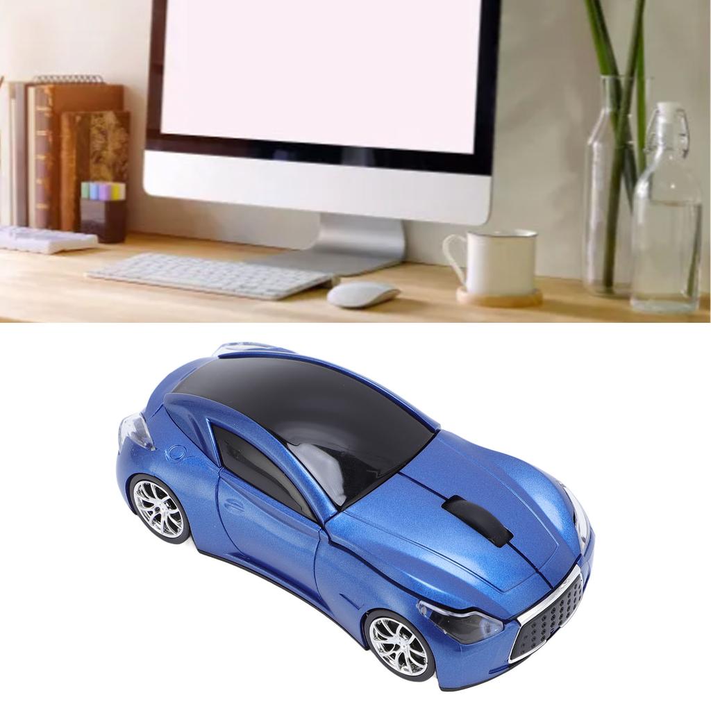 Sport Car Shaped Wireless Mouse Cool Ergonomic 1600DPI 2.4 GHz Optical Computer Gaming Mouse for PC Laptop