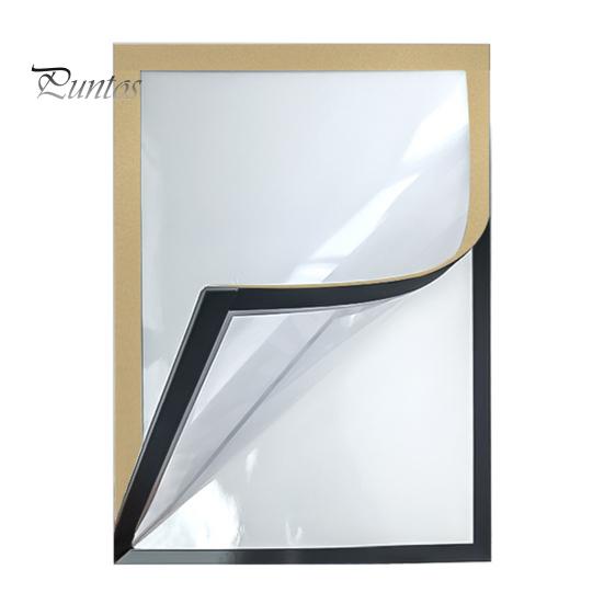 

Самоклеящаяся рамка магнитный держатель для фотографий с прозрачной крышкой настенная рамка для постеров и документов A3 золотистый