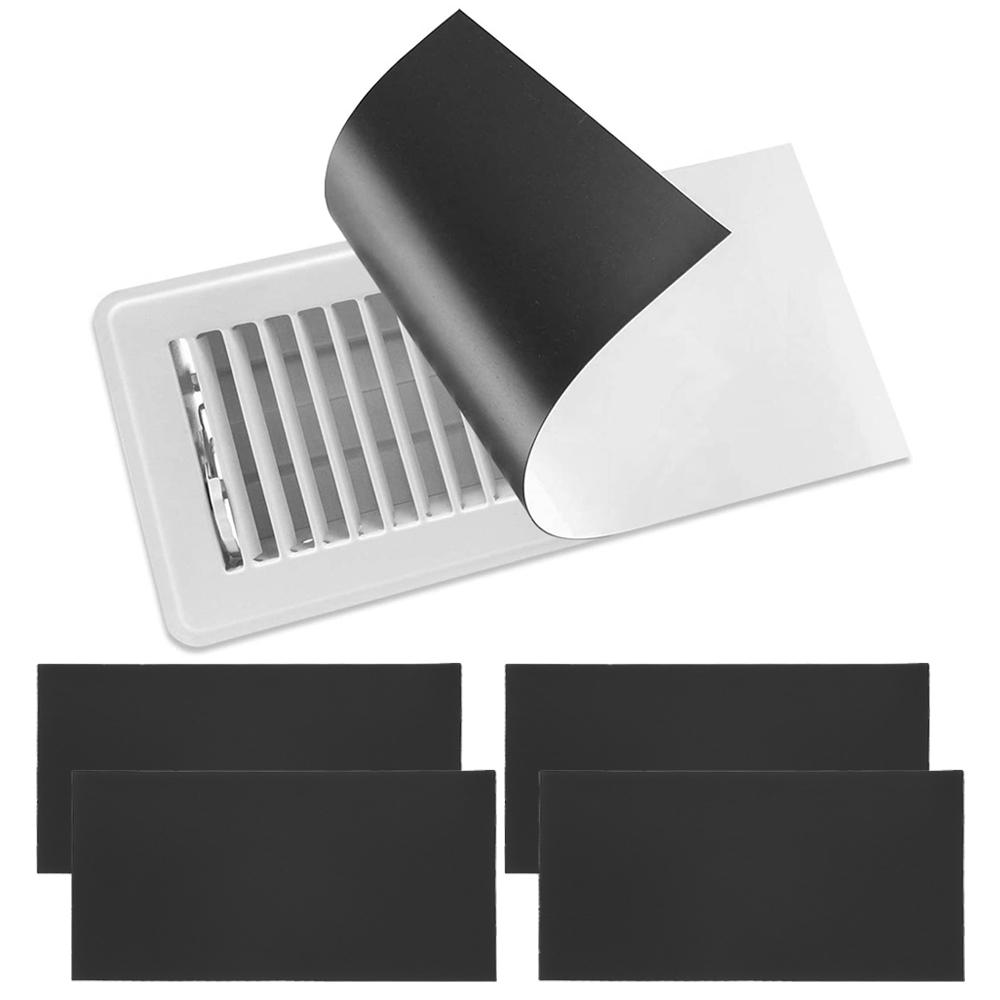4Pcs Magnetic Vent Covers Double Thick Thickness Flexible Tool Adhesive Magnet Covers for Wall Floor Ceiling Vent Covers