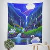 Beautiful Swan Decorative Tapestry Home Wall Decor Office Living Room Tapestry