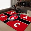 1PC rug Charlton FC Crest Carpet, Chair Rug,Area Rug for Office Bedroom living rooms bedroom, Doormat decor Christmas fan gifts