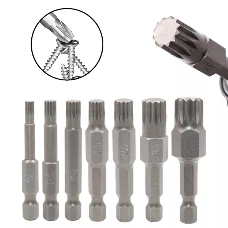 12-teiliges Torx Schraubendreher-Bit Set Aus S2 Stahl – Magnetisch, 1/4 Zoll Antrieb, T6 Bis T40