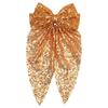 Champagne Glitter Sequin Hair Clips Oversized Bow Hairpins for Girls Children's Fashion Hair Accessories Back Head Barrettes
