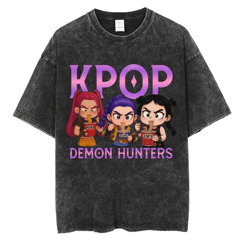 T-Shirts Damen Bedrucktes Mode-T-Shirt Weiblich Niedlich Lässig und Bequem T-shirt Retro Kurzarm