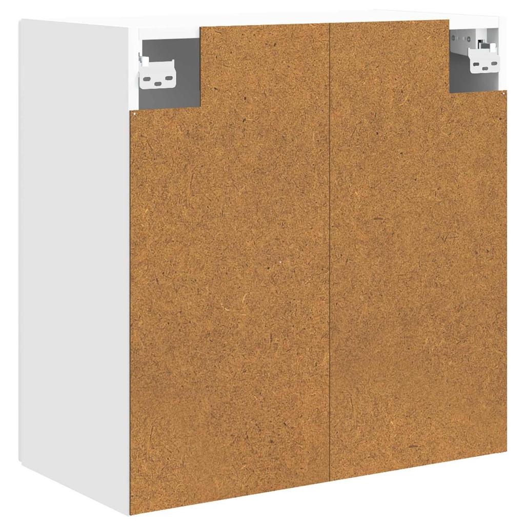 Wall Mounted Cabinet White 59 X 31 X 60 Cm Engineered Wood